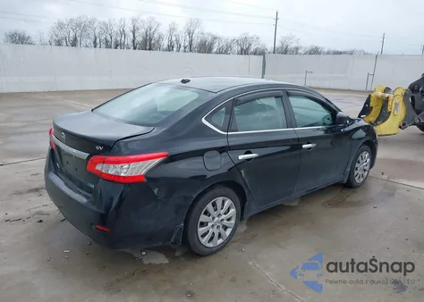 2013 Nissan Sentra Sv z USA, uszkodzony, nr VIN 3N1AB7AP1DL681879